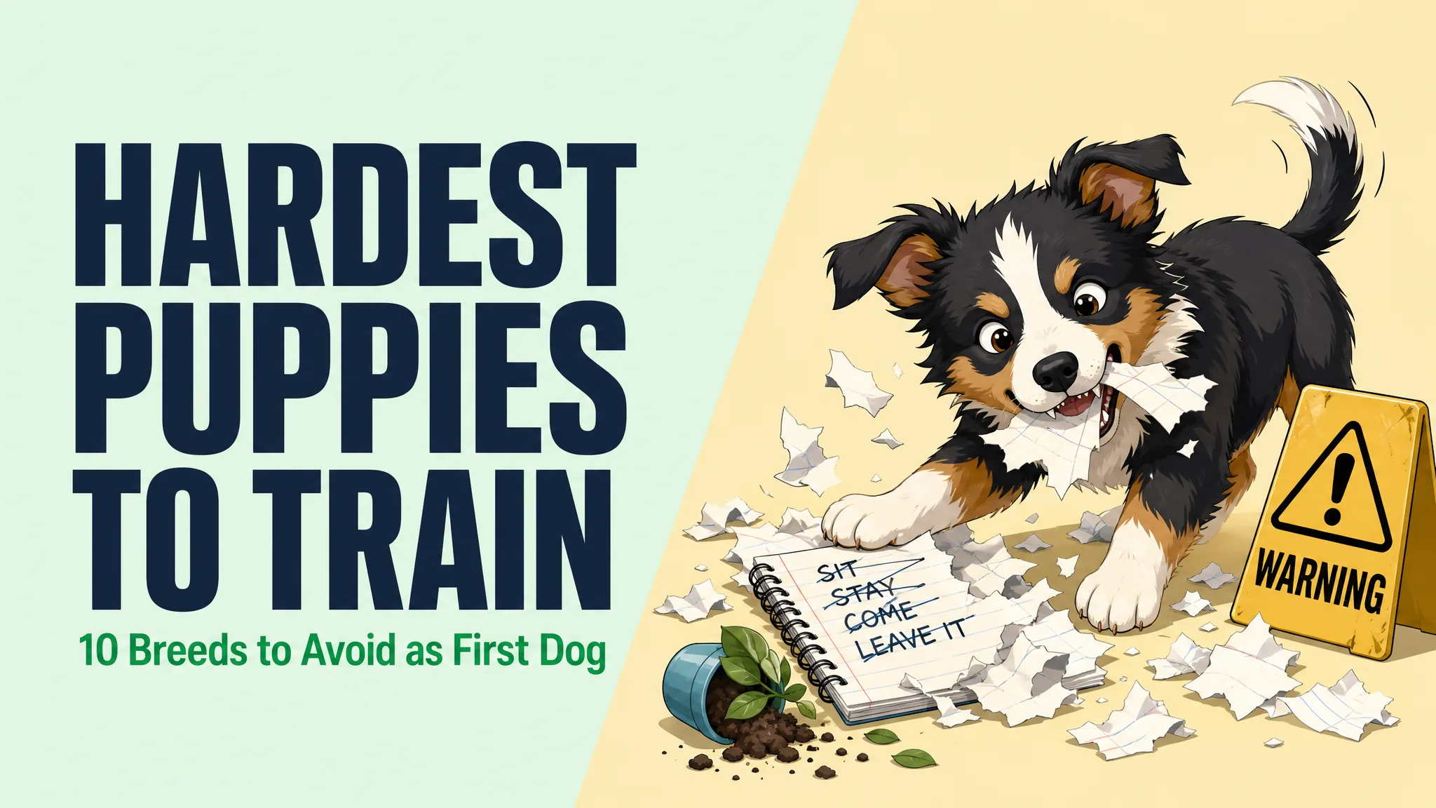 Hardest Puppies to Train: 10 Breeds to Avoid as First Dog hero