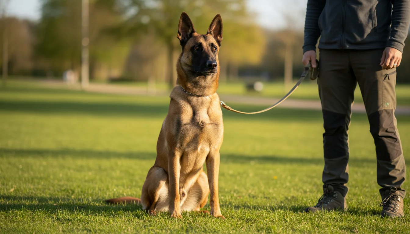 Belgian Malinois training — breed-specific guide with commands, schedule, and common mistakes