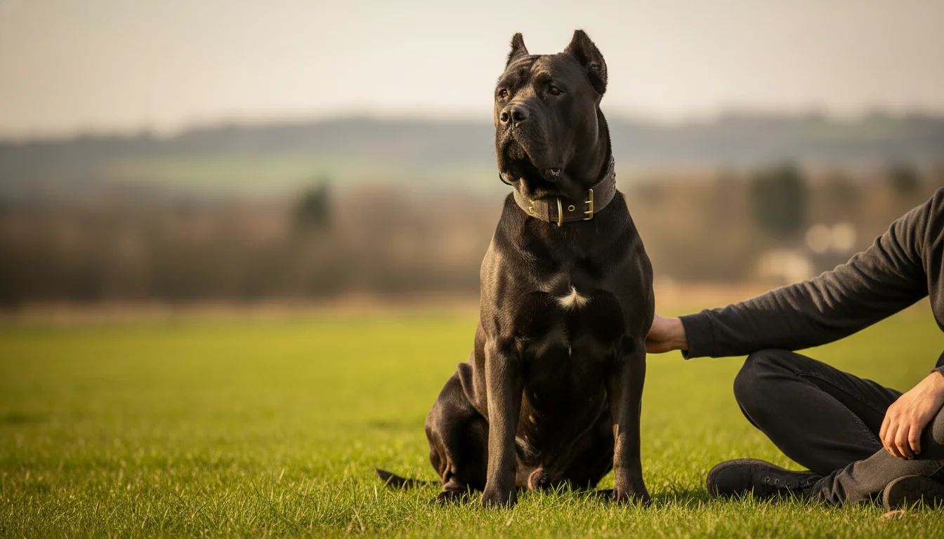 Cane Corso training — breed-specific guide with commands, schedule, and common mistakes
