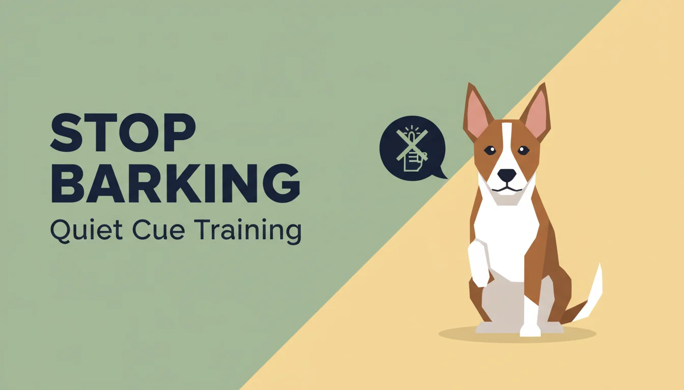Stop Excessive Barking — step-by-step training guide