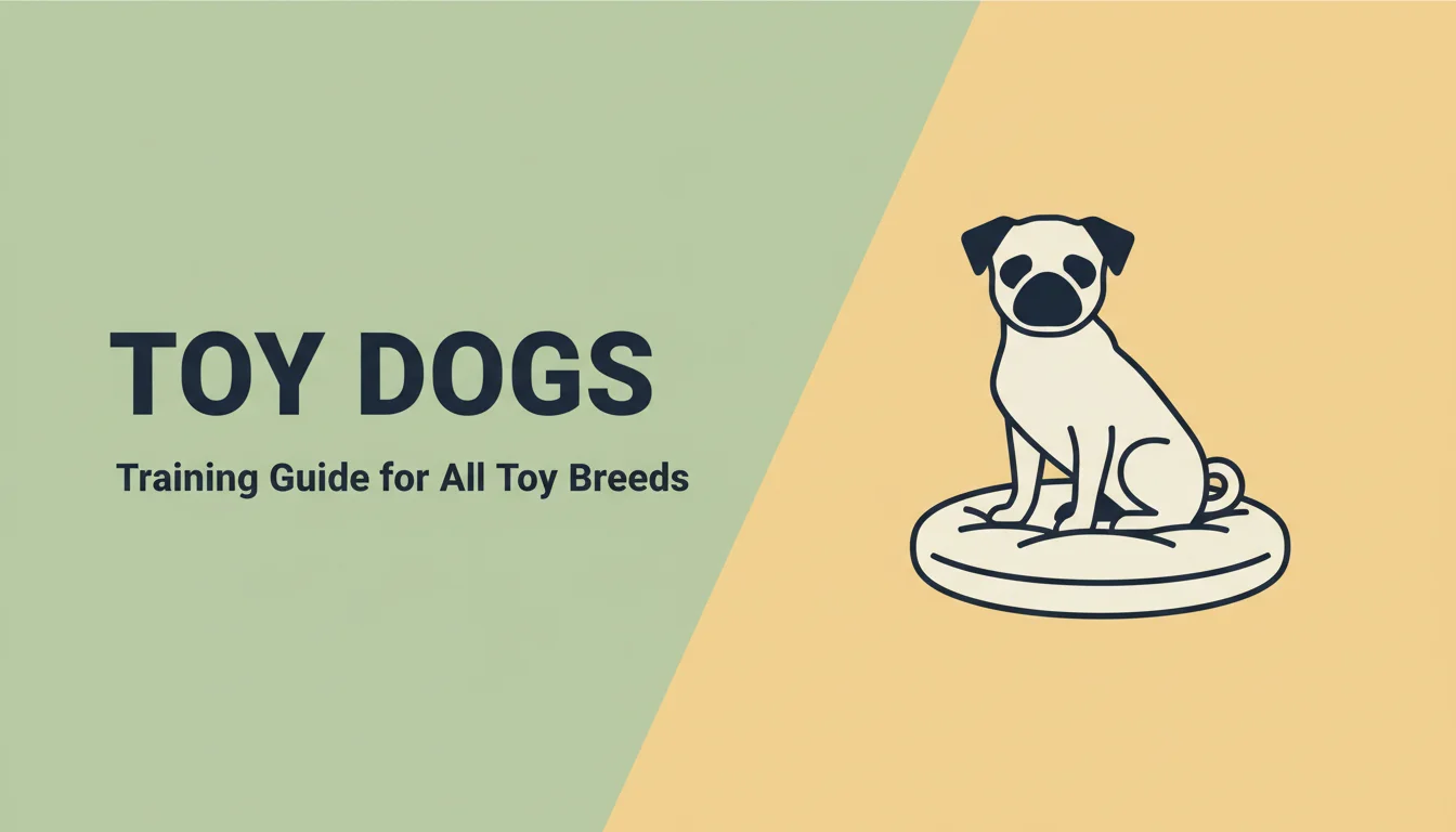 Toy dog training — group-wide guide and breed-specific training links